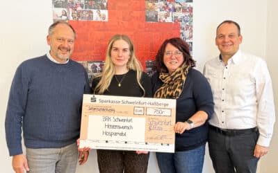 MAINCOR unterstützt das Wünschewagen-Projekt des BRK Schweinfurt mit 750 Euro Spende