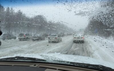 Rund 200 wetterbedingte Einsätze in Unterfranken – Überwiegend Unfälle mit Sachschaden und Verkehrsbehinderungen