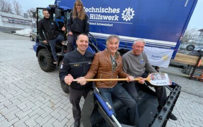 THW Helfervereinigung erhält 2.000 € aus dem Rotarian Rowdy River Raft Race