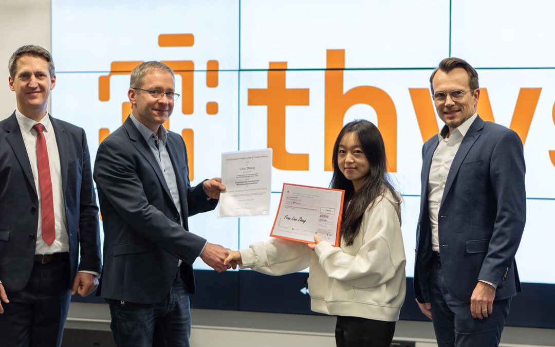 Masterstudentin des Studiengangs Digital Business Systems für ein Jahr finanziell unterstützt