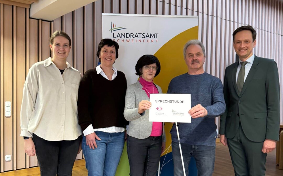 Neue Beratungsstunden für sehbeeinträchtigte Menschen ab März am Landratsamt