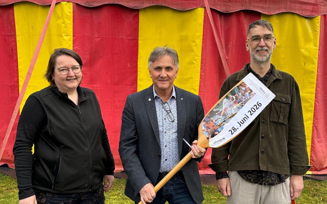 „Kinder-Circus Rafeldinio – Alle machen mit!“ erhält 3.000 €  aus dem Rotarian Rowdy River Raft Race