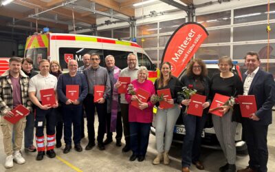 Malteser Jahreshauptversammlung – 2025 über 16.000 ehrenamtliche Stunden geleistet