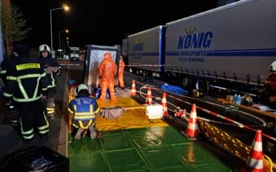 Gefahrstoffaustritt im Maintal – Einsatzkräfte schnell vor Ort