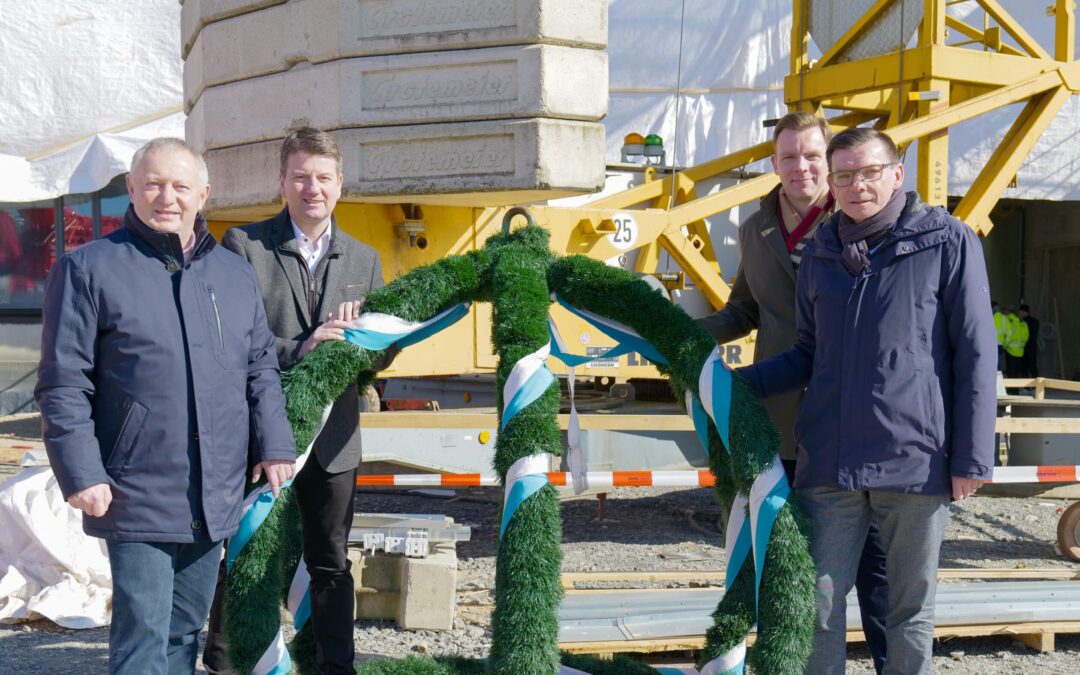 Richtfest für den Neubau des Schulzentrum Hammelburg; 1. Bauabschnitt