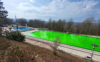 Finale Arbeiten im Terrassenschwimmbad – Auf Kurs zur Wiedereröffnung am 15. Mai