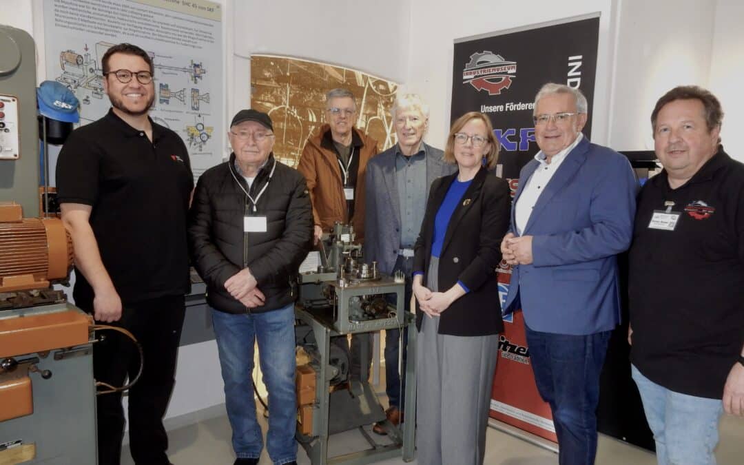 Hoher Besuch im Industriemuseum