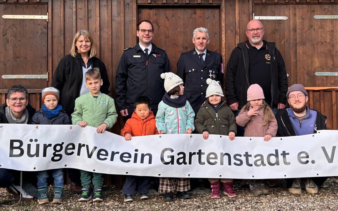 Bürgerverein Gartenstadt und Bürgervereinsjugend spenden 1000 Euro