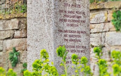 Eine Gedenkveranstaltung der Initiative gegen das Vergessen und des Bayernkollegs Schweinfurt –  Erinnerung an Zofia Malczyk