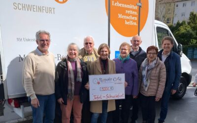 1.000 € Spende vom Team des Repair Cafés an die Tafel