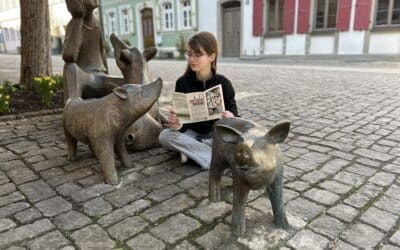Neue Knobelwege in Schweinfurts Innenstadt: Vom „magischen Stadtschwein“ bis zum „Maschinenherz Schweinfurts“