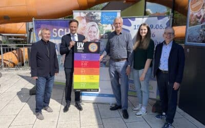Hitzegefahr erkennen: Index-Tafel im Geomaris informiert über aktuelle UV-Strahlung