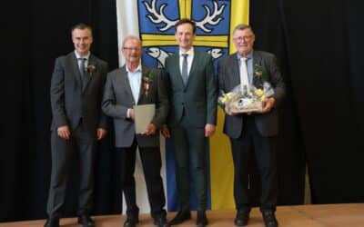 Neue Feldgeschworene und Ehrungen bei den Siebenerfesten 2026 im Landkreis Schweinfurt