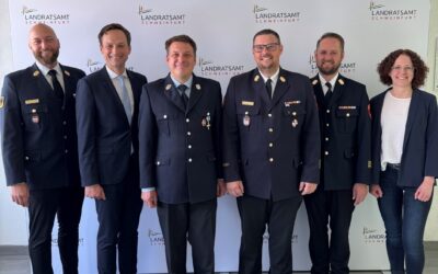 Landrat Florian Töpper bestellt Sebastian Heim als neuen Kreisbrandmeister