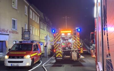 Wohnungsbrand in der Bauerngasse – Mehrere Personen gerettet