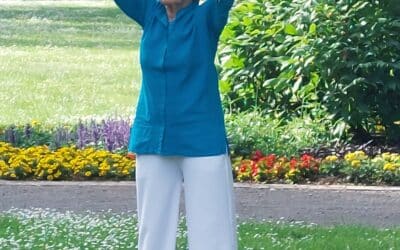 Qi Gong im Park für die Tafel SW