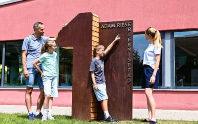 Einladung zur Eröffnung und Einweihung des Adam-Riese-Erlebnispfades