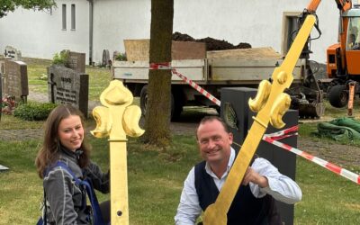 Kirchturmuhr nach aufwendiger Restaurierung wieder komplett
