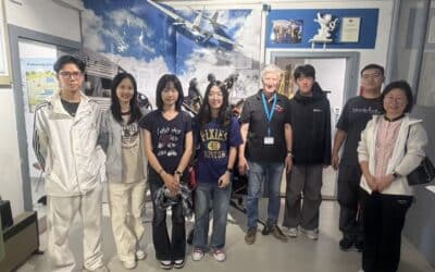 Studenten aus Shenzhen, China zu Besuch im Industriemuseum