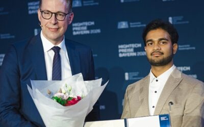 Hightech-Preise Bayern: Schweinfurter THWS-Absolvent wird von Wissenschaftsminister Blume ausgezeichnet