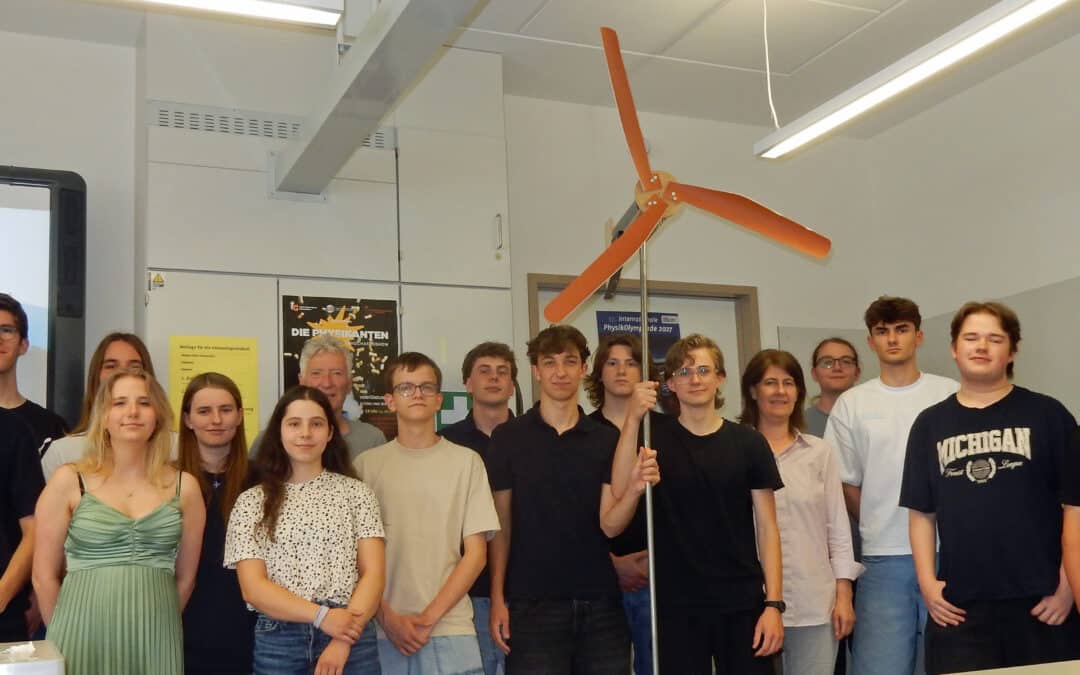 P-Seminars zur Funktion einer Windkraftanlage abgeschlossen