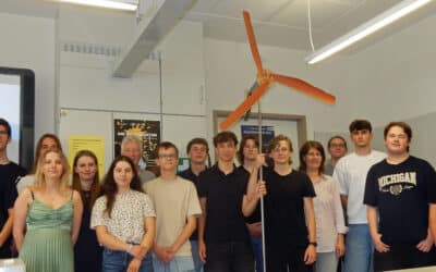P-Seminars zur Funktion einer Windkraftanlage abgeschlossen