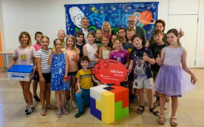 Sparkasse spendet für die Regiomontanus-Grundschule Königsberg