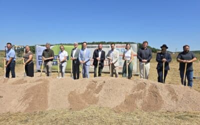 Baubeginn für Wertstoff-Annahmestelle in Üchtelhausen