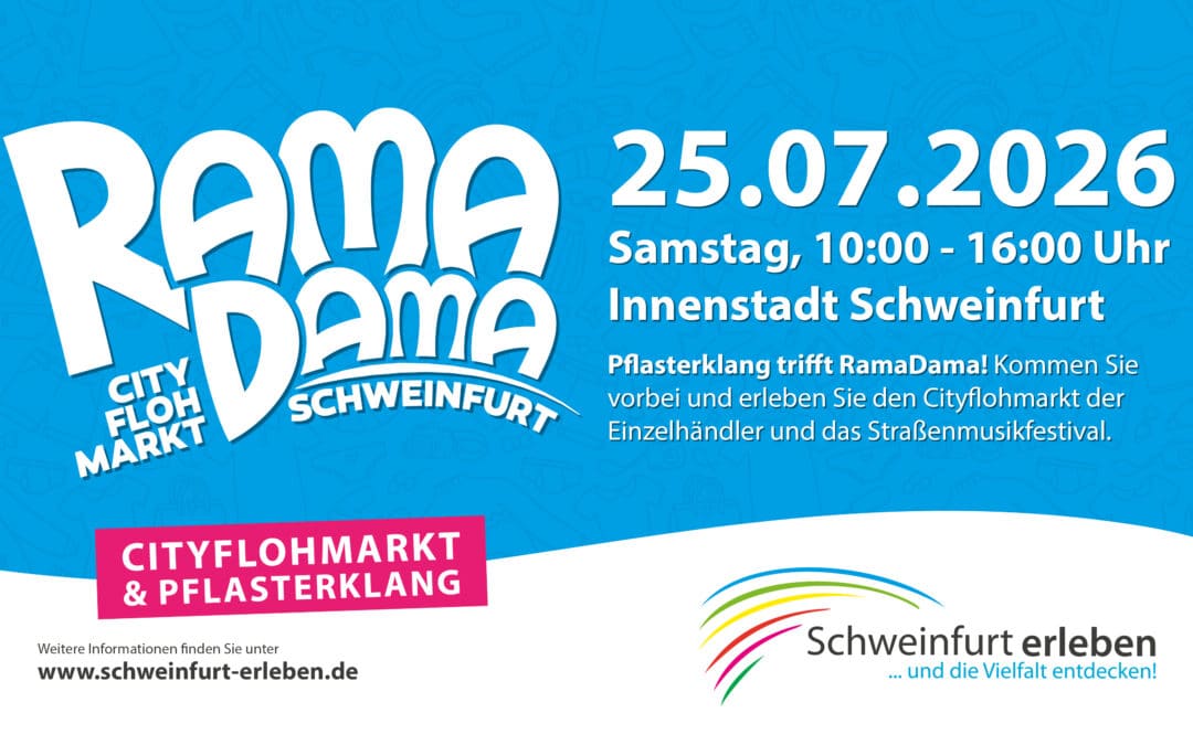 19. City-Flohmarkt „Rama Dama“ am 25. Juli 2026