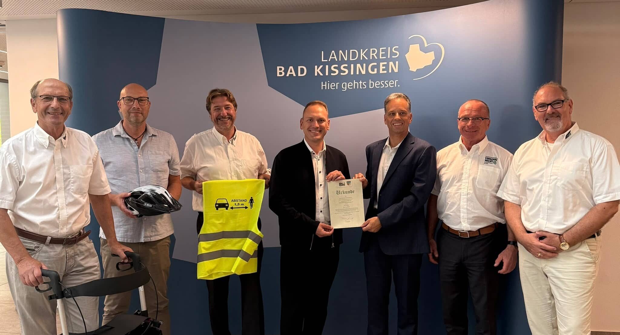 Landrat Mario Götz führt Schirmherrschaft der Kreisverkehrswacht Bad Kissingen e. V. fort