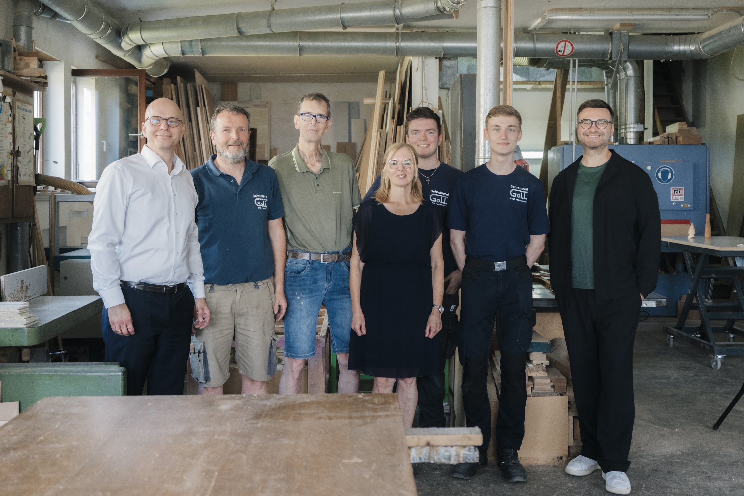 Handwerk mit Zukunft in Poppenroth – Besuch der Schreinerei Goll