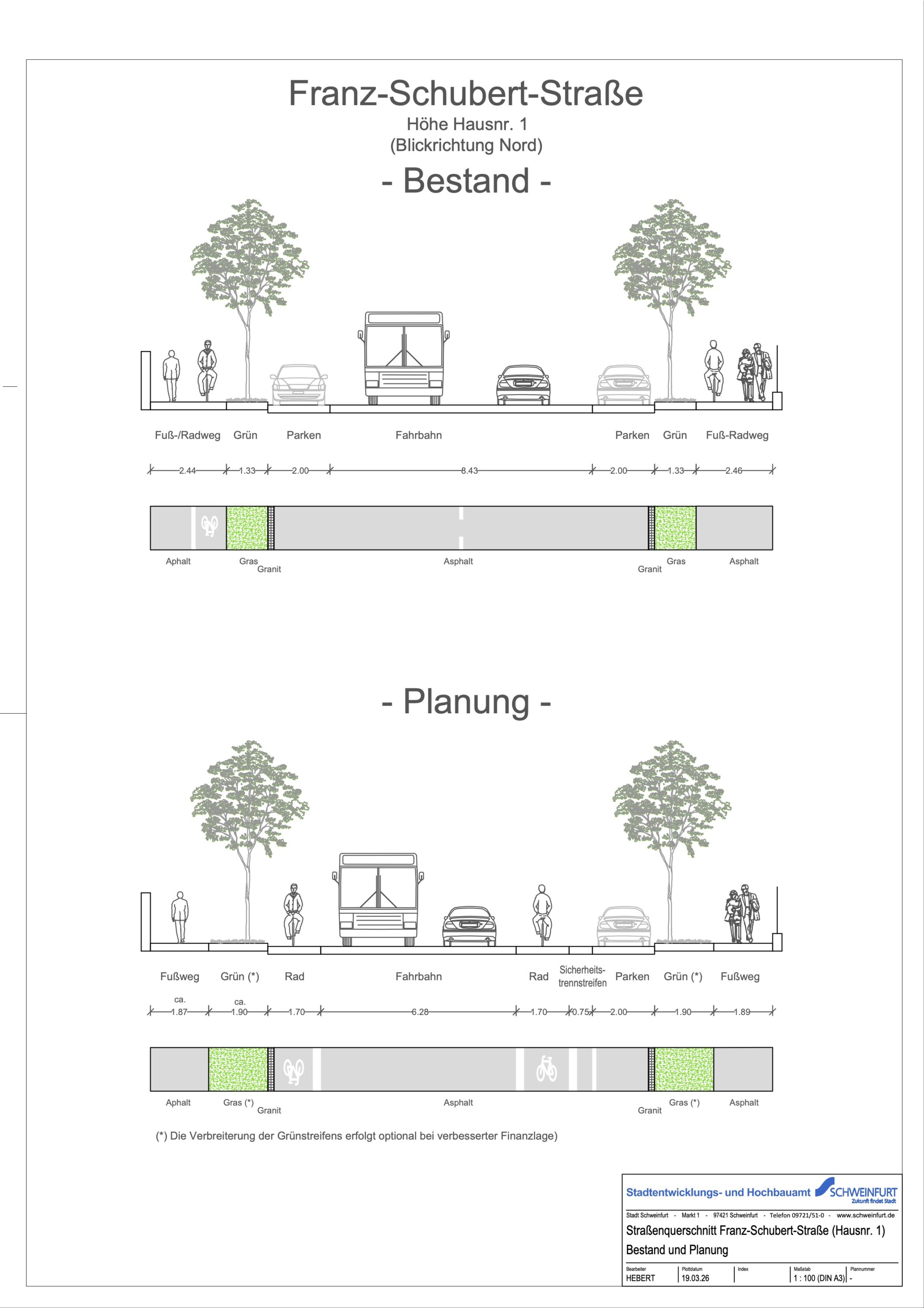 Radwege-Ausbau Franz-Schubert-Straße