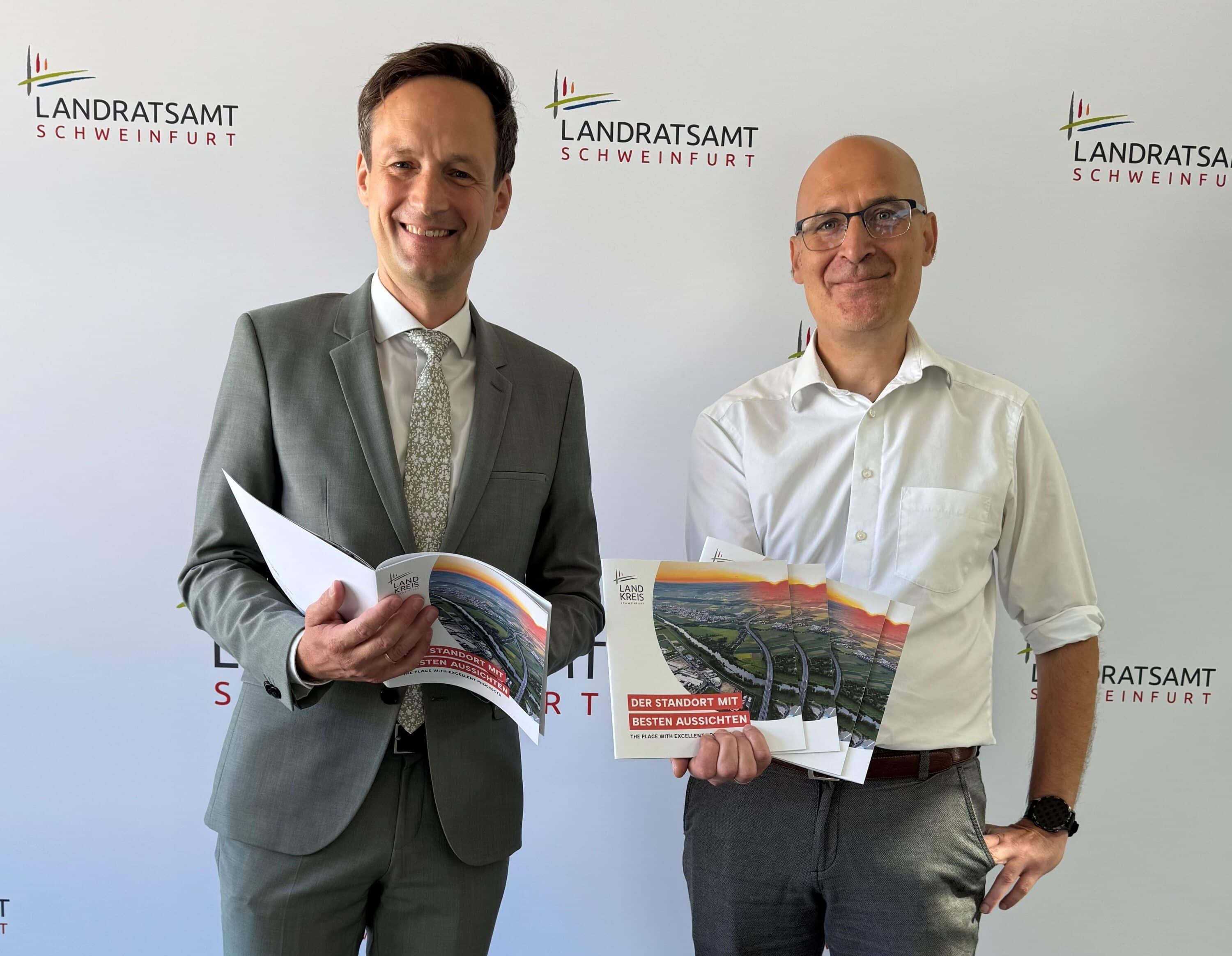 Landkreis Schweinfurt zeigt seine Stärken als Wirtschaftsstandort Neue Standortbroschüre bündelt Informationen für Unternehmen, Investoren, Gründungsinteressierte und Fachkräfte