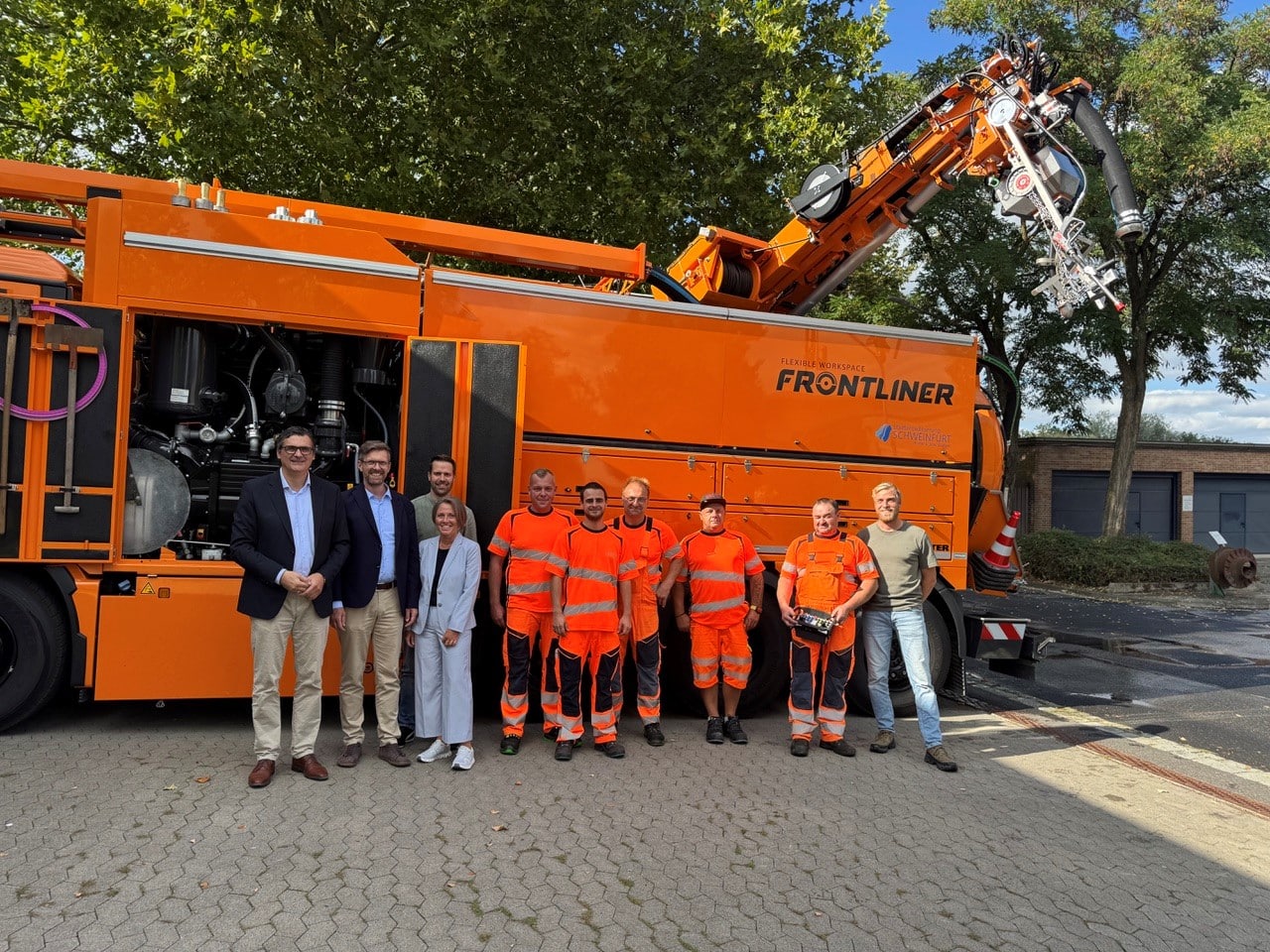 Neues Fahrzeug für die Stadtentwässerung