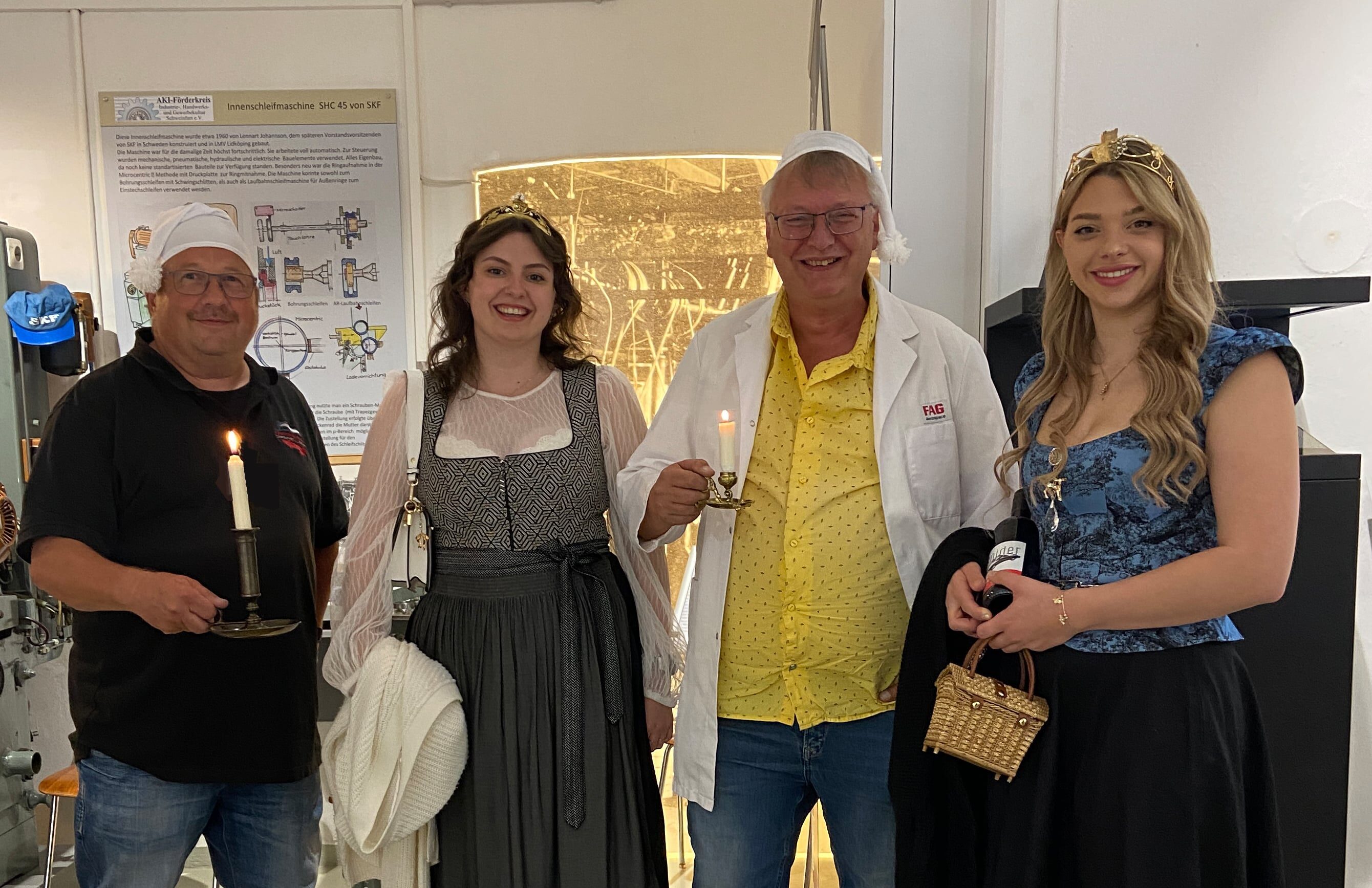 Nachts im Industriemuseum – Mit Zipfelmütze durch die Schweinfurter Industriegeschichte