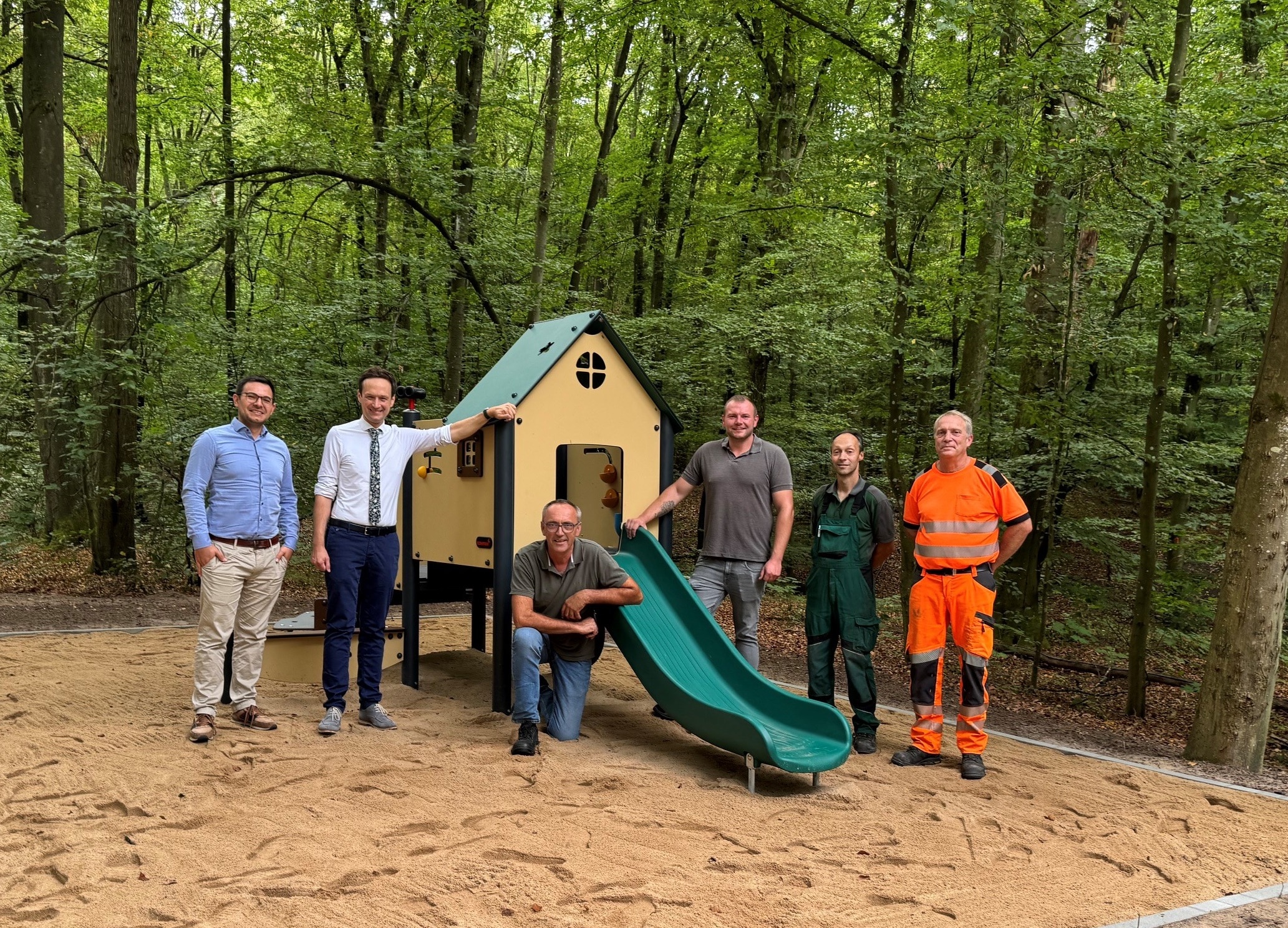 Waldspielplatz Hundelshausen bietet ab sofort noch mehr Spielfreude