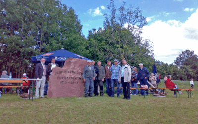 Einweihung des Flurbereinigungsgedenksteins Burkardroth
