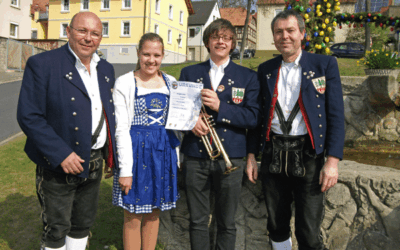 Blaskapelle Forst besteht Prüfung D1 Bronze